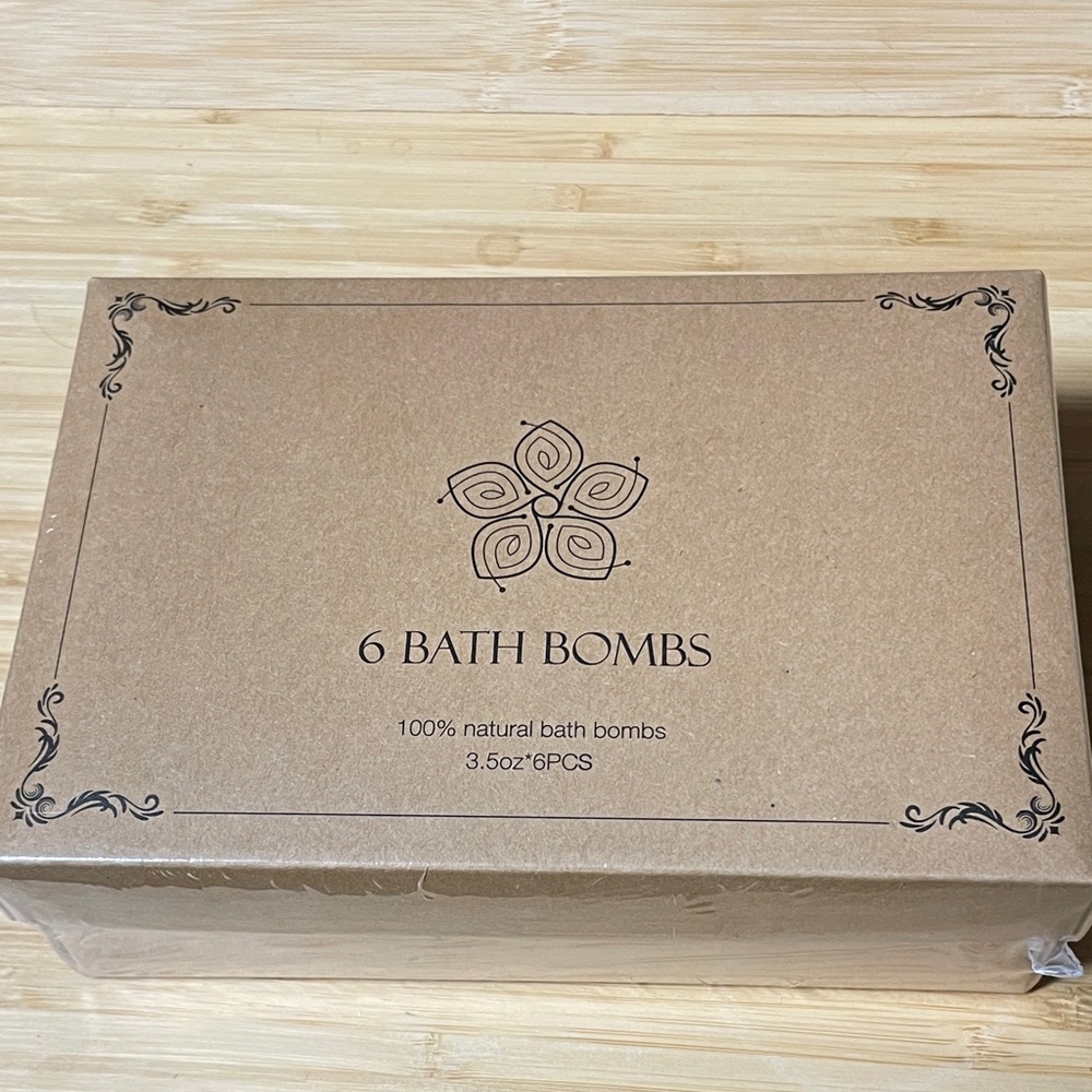 Vinakas 100% Natural Bath Bomb Gift Set - 6 Pack